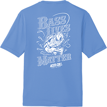 ACCU-CULL Shirt "Bass Lives Matter" Blue - BACK